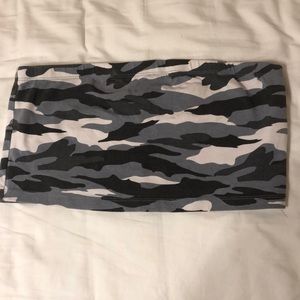 Camo tube top